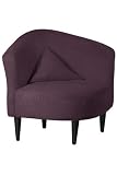 Strata Seating Corner Chair Eggplant