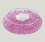 Deco Beads, Crystal Accents Pink 14g Retail Packs - Water Storing Gel Beads