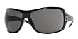 Arnette AN4091 4091 Undercover 41/87 Black Frame Blue Mirror Silver Gradient Lenses Plastic Sunglasses