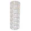 Storage Stackable Clear Containers 6 For Beads Crafts Findings Other Small Items 2 " Round