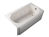 IMAGE OF Kohler Bubble Massage Bathtub K-724-GCP-G9. 60'' L x 33 3/4'' W x 17 7/16'' H, Sandbar