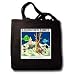 Down On Squid Roe - Washed Denium Tote Bag 14w X 14h X 3d