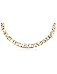 Enamel Accents Chain Link Necklace, 18"