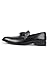 LIBERTYZENO Mens Genuine Leather Adults Tassel Loafer Slip On Dress Shoes for Prom Graduation