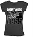 James Dean New York 1955 Washed Black Juniors T-shirt Tee