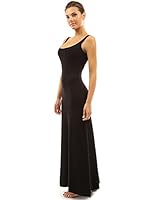 PattyBoutik Women's Scoop Neck A-Line Maxi Dress PattyBoutik Women's Scoop Neck A-Line Maxi Dress