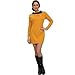 Star Trek Classic Gold Dress Deluxe Adult Costume