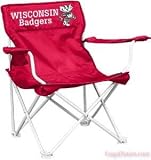 NCAA Wisconsin Badgers Collegiate Adult Tailgate Folding Chair