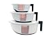 G&S Design 3-Piece Mix and Measure Bowl Set, White