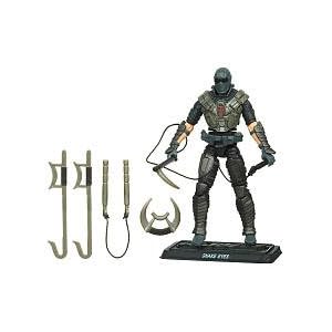 G.I. Joe Pursuit of Cobra 3 3/4 Inch Action Figure Tornado Kick Snake Eyes