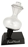 Final Touch Glass Wine Aerator with Wood Stand