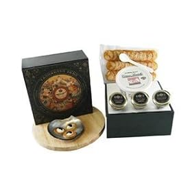 Russian Caviar Gift Set in Wooden Gift Box (Free Overnight Shipping!)