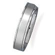Brushed Stainless Steel Men's Ring