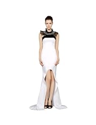 A-line V-neck Halter Sleeveless Empire   Waistline Full Length Pleated Beaded Polyester/Satin Evening Dress/Prom Dress/Party Dress 