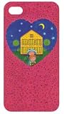 Gekiten Softbank au iPhone 4 4S New Jimmy 【アイフォン 4 4S対応 ジミー 幾米 絵本 イラスト ケース】 CASEIH4S-NJEM18-HeartfullHome イラスト