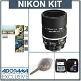 Nikon 105mm f/2 AF-D DC Nikkor AutoFocus Telephoto Lens Kit, with 5 Year U. ....