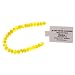 Gemstone Bead Yellow Marble, 7 Inch Strand