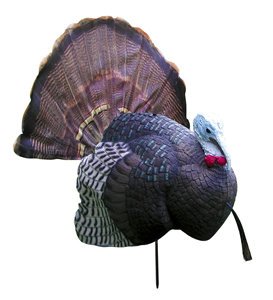 New B-Mobile Turkey Decoy Fold-Up Silk Fan Carrying Bag Instructional Dvd Practical by PRIMOS