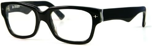 Initium "In Dreams" Wayfarer Eyeglasses (Shiny Black / Clear)