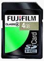 Fujifilm 4GB Class4 SDHC SD Card
