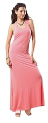 Jersey Round Neck Ankle Length Sleeveless Maxi Dress 