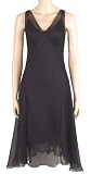 CRINKLE SILK CHIFFON SEAMED DRESS