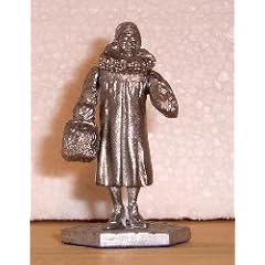 Villinger Glonki mit Korb unbemalt 54 mm Zinnfigur