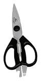 Kitchen Scissors, Black, clammed by Insignia