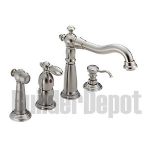 Victorian Kitchen Faucet with Soap Dispenser