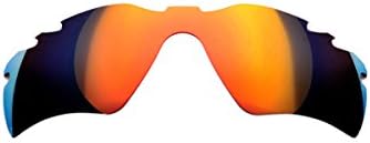 Customatic Optics Men's Polarized Replacement Lenses for Oakley Radar Path Vented sunglasses Ruby Red