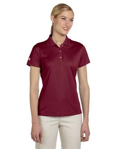adidas Golf Ladies' ClimaLite® Basic Short-Sleeve Polo M CARDINAL