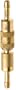 Brass Single Shut-Off Quick Connector 1/8" Barb, .39" OD, 1.43"L Coupler, .67"L Plug with Buna-N Seal