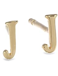gorjana Mini Alphabet Stud Earrings