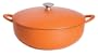 Mario Batali 7-1/2-Quart Cast-Iron Soup Pot, Persimmon