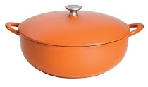 Mario Batali 7-1/2-Quart Soup Pot, Persimmon
