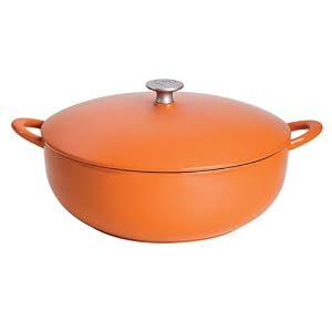 Mario Batali 0-49090 7-1 2-Quart Soup Pot, Persimmon by Mario Batali