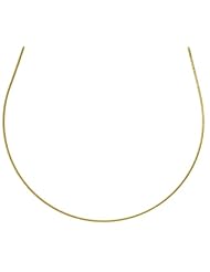 14k Yellow Gold Curb Link Chain Necklace, 16"