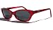 Porn Star Optics Womens TEASER Blood Red Sunglasses with Smoke Polycarbonate Lenses