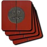 Oriental Lock - Set Of 8 Ceramic Tile Coasters