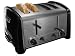 Kitchen & Housewares : KitchenAid ProLine 4-Slice Toaster - Steel/ Onyx Black