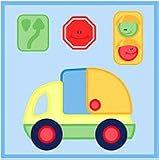 Little Tikes Auto - Peel & Stick - 4 Pieces of Wall Art / Stick-Ups