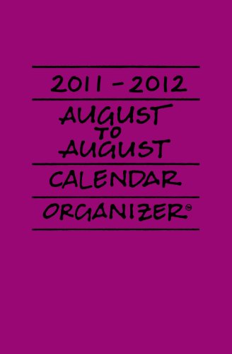 August to August Calendar 2011-2012 Orchid