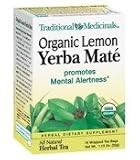 Traditional Medicinals Lemon Yerba Mate Tea Bags 16 tea bags