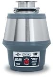 Viking VCFW1000 1 HP Continuous Feed Waste Disposer with Power Plus Jam-inator Button, Auto Reversing, 1.4 Million Uppercuttings, 1.3 Million Undercuttings, Cast Grind Elements, 3-Bolt Mount System and 10 Year Full Warranty