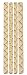 Kitchen & Housewares : FMM Straight Frill Cutter, 4 cutters included, (Set 1, 1-4)