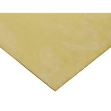 260 Brass Sheet, Unpolished (Mill) Finish, H02 Temper, Standard Tolerance, Inch, Meets ASTM B36 Specifications