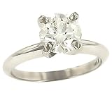 1.70cttw Round 4-Prg Diamond Solitaire Ring Egl IJ/VS2