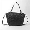 Authentic Coach Signature Sateen Leah Tote Bag 13139 Black