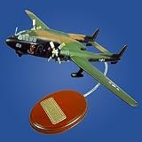 Fairchild AC-119k Stinger Gunship Handcrafted Quality Desktop Airplane Wood Model Display