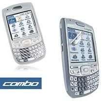 Palm Treo 680, 750 PDA Accessory Bundle Kit - Transparent Clear Silicon / Silicone Skin Cover Case + Ultra-Slim ClearTouch Crystal Scratch Resistant Screen Guard Protector LCD Shield With Lint Cleaning Cloth